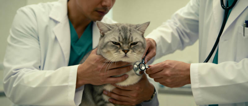 猫咪体检现场图片