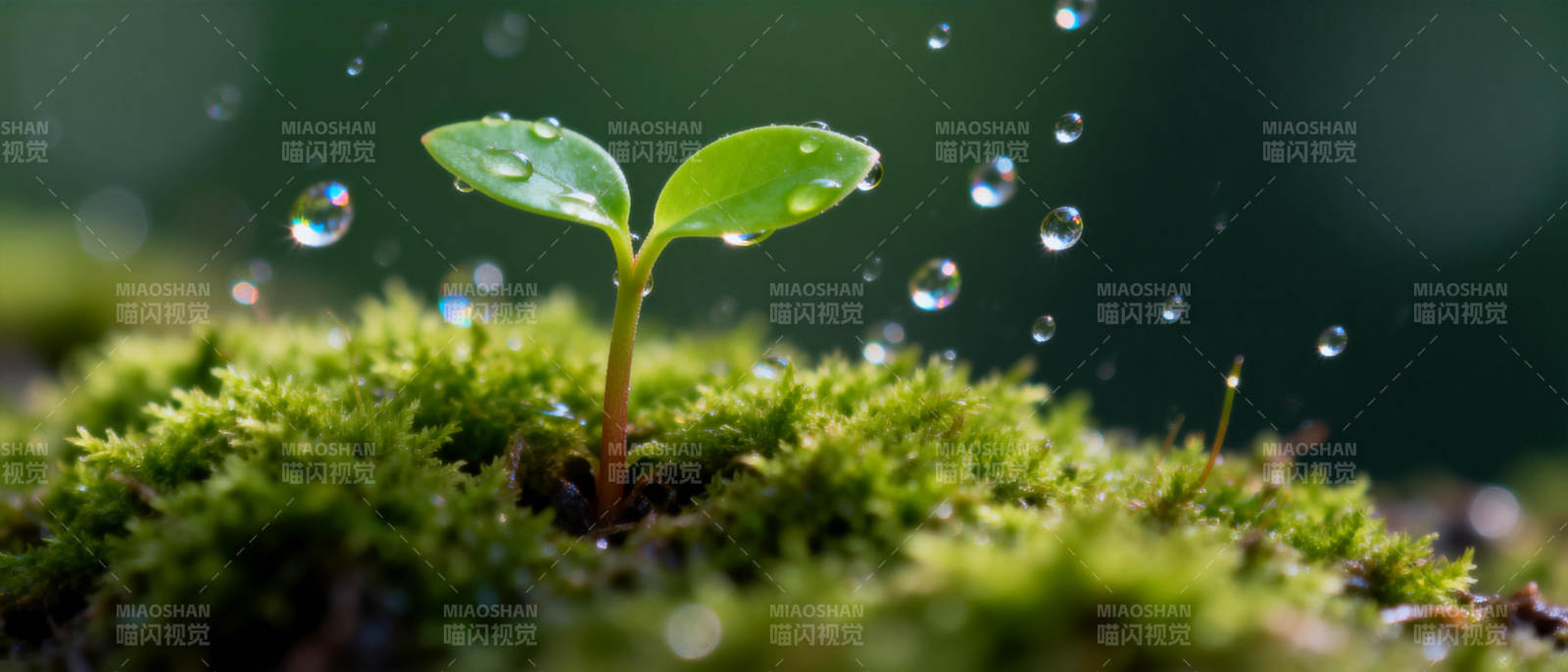 嫩芽破土 生机盎然图片
