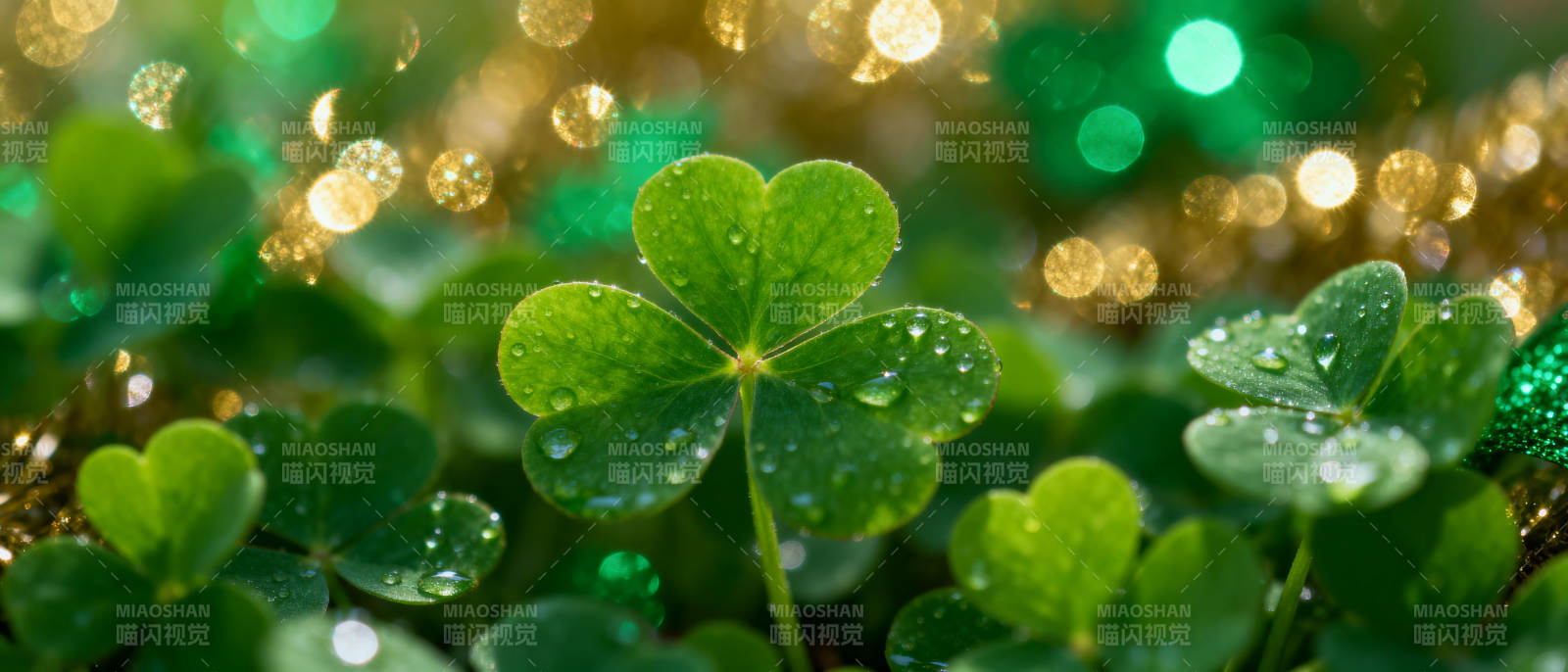 幸运四叶草图片