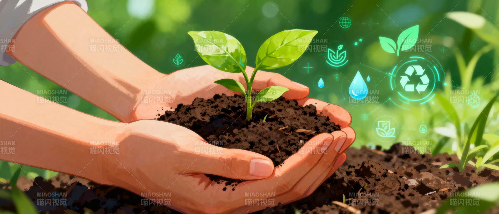 守护绿色新生命图片