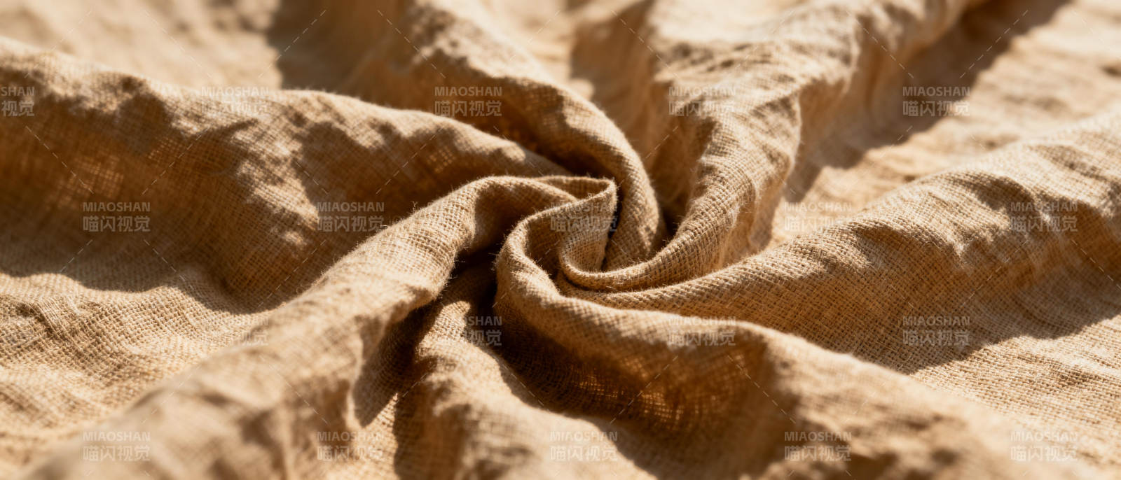 亚麻布纹理特写图片