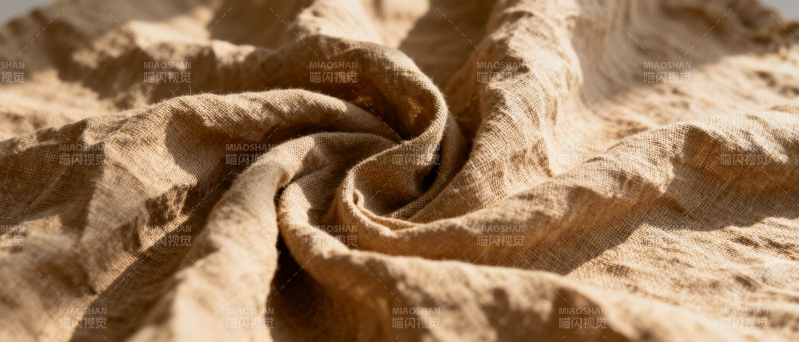 亚麻布纹理特写图片