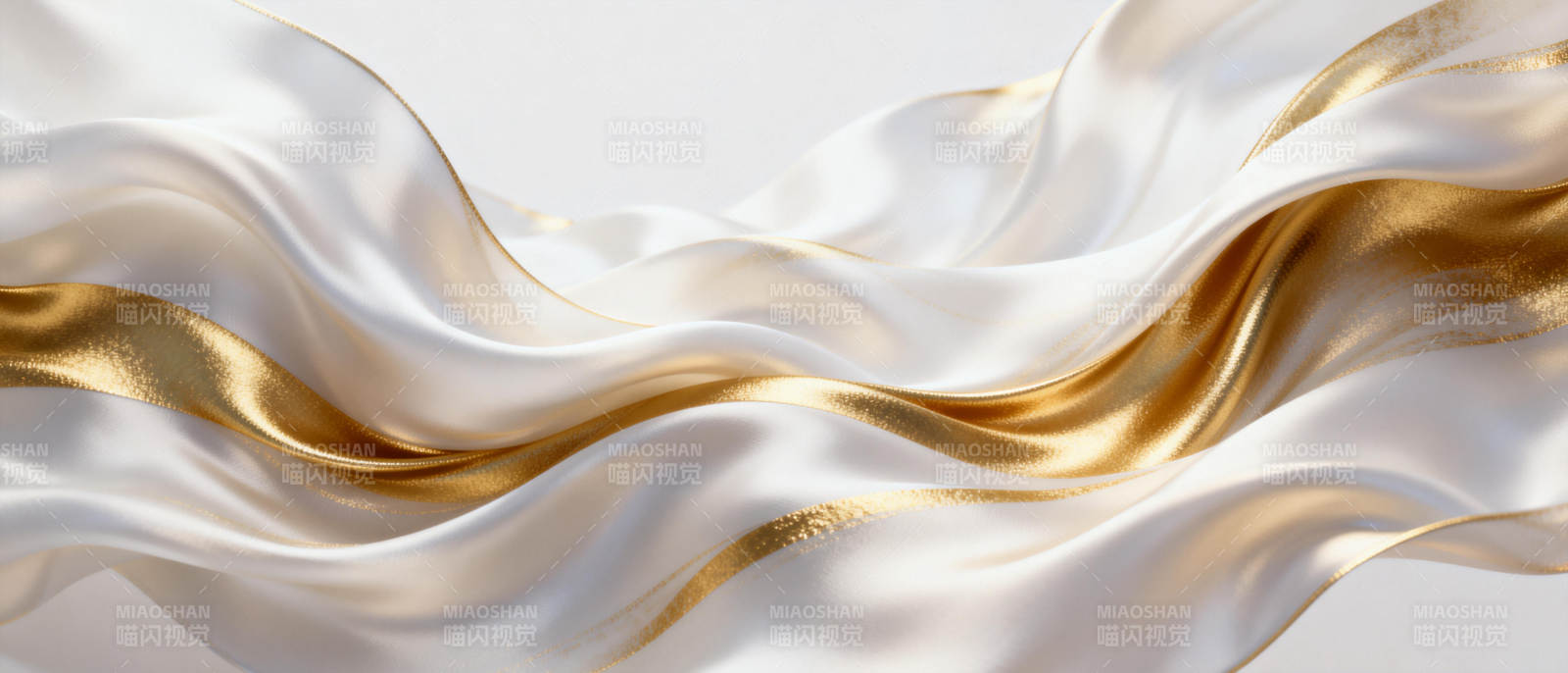 金丝绸缎波浪图片