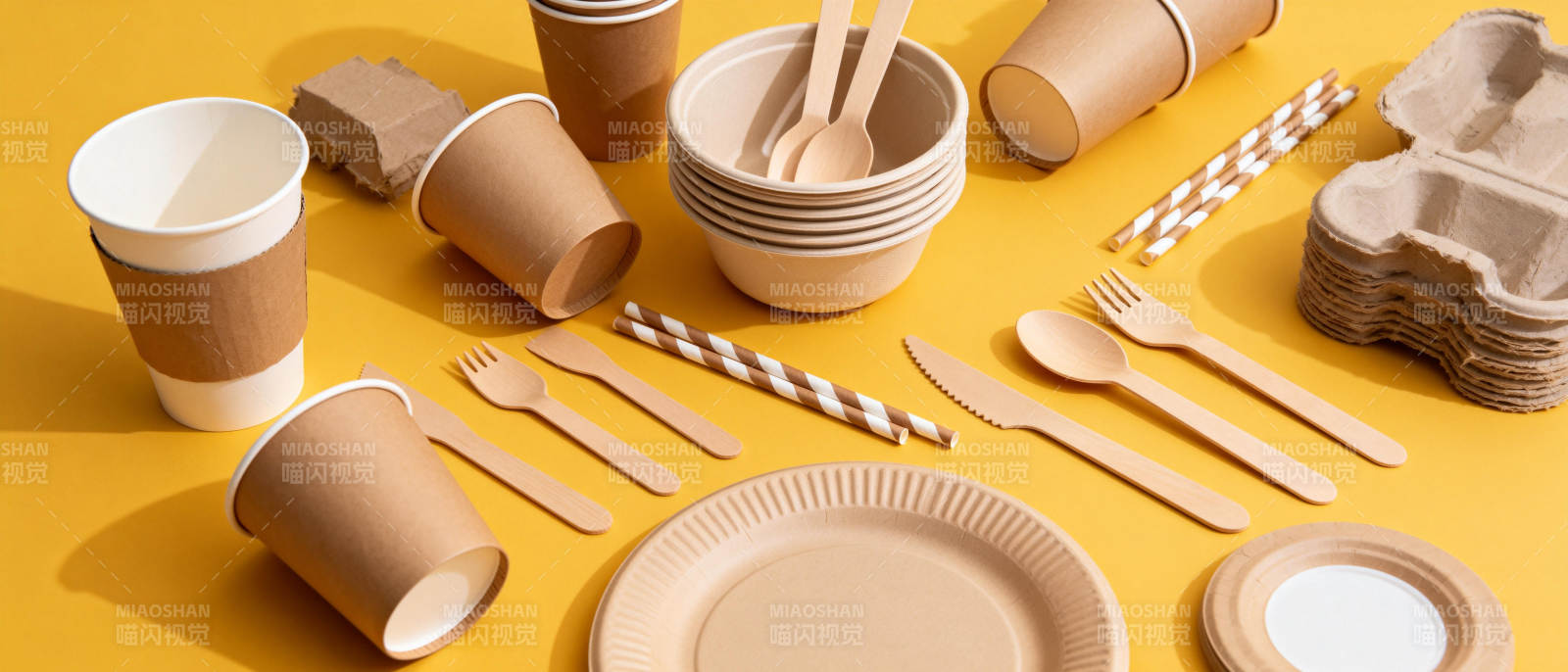 环保餐具展示图片