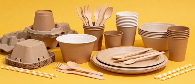 环保餐具套装展示图片