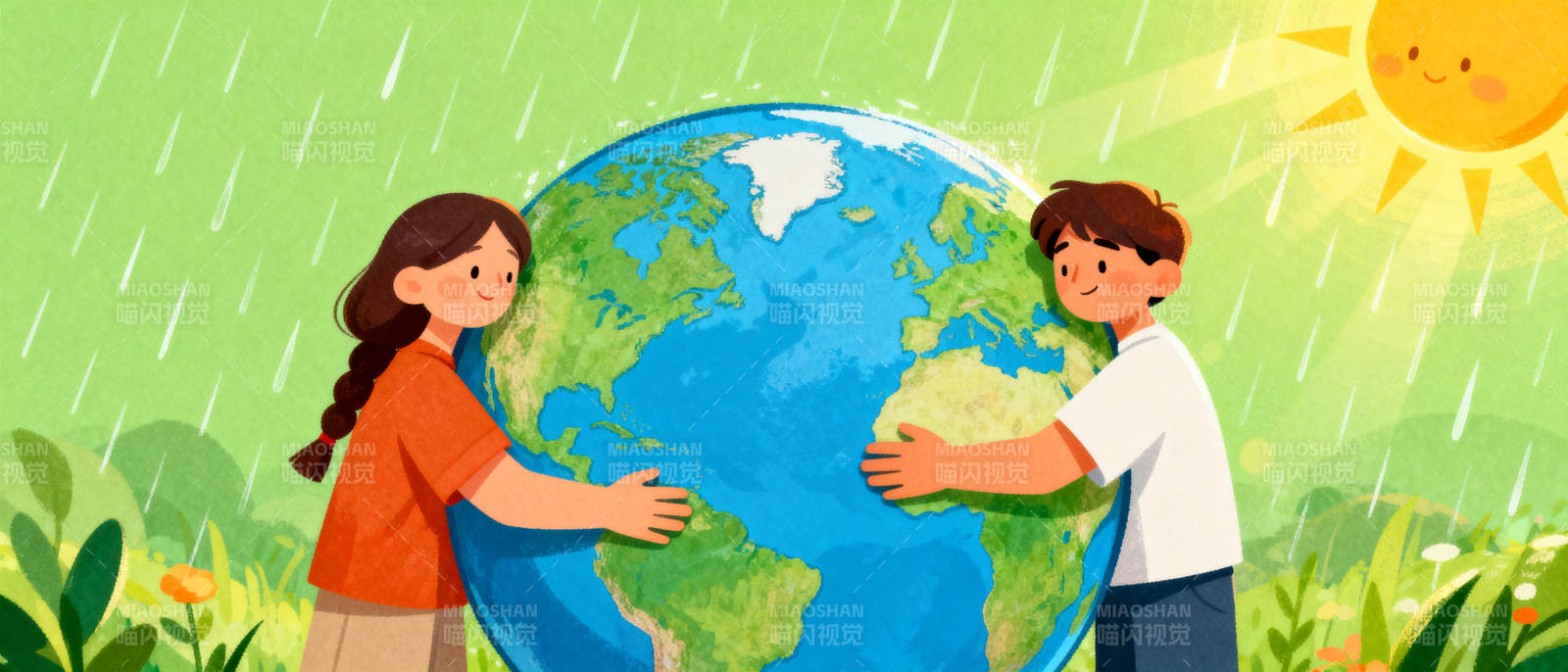 守护地球家园图片
