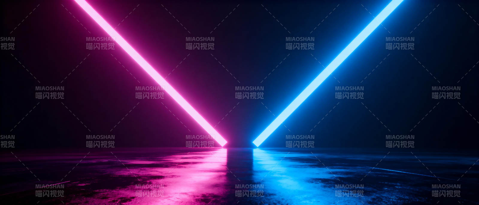 霓虹交汇夜景图片