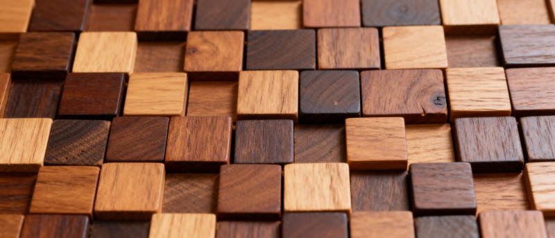 木质方块拼接艺术图片