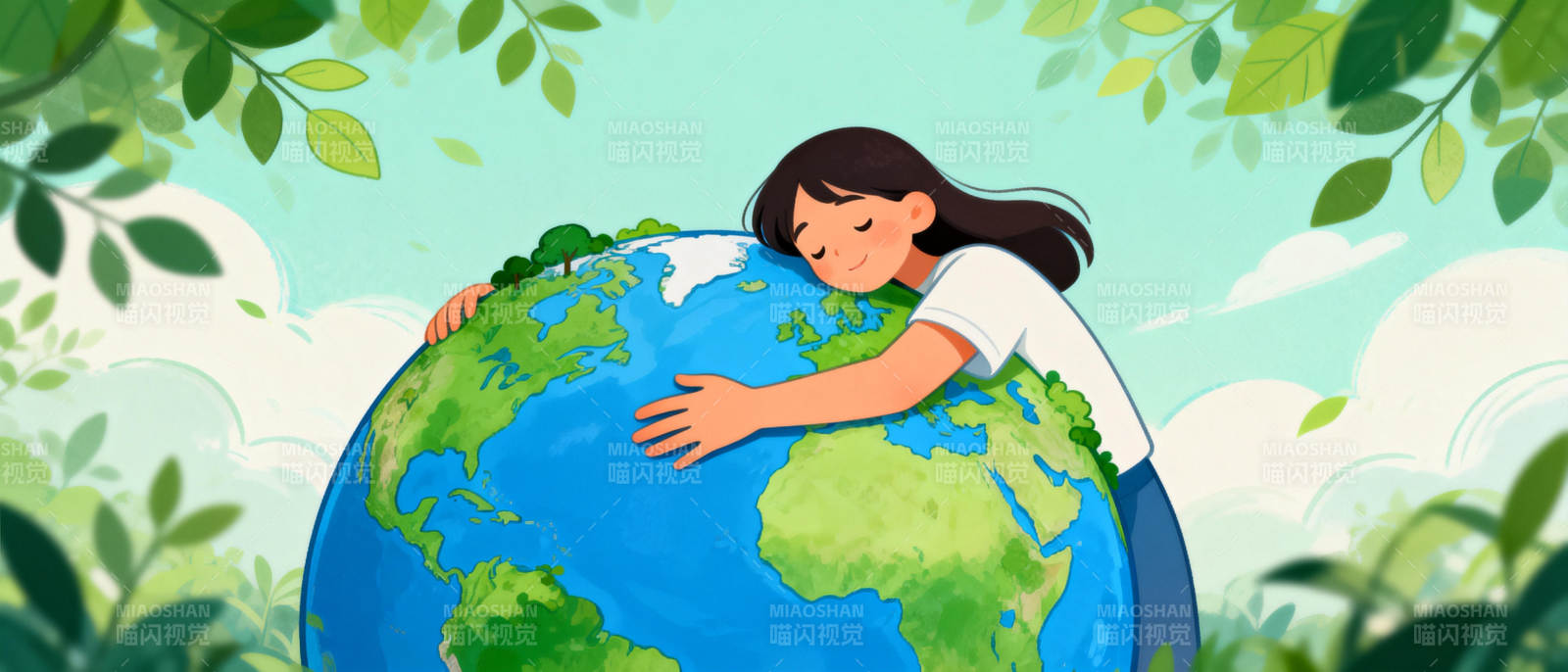 拥抱地球 守护绿色图片