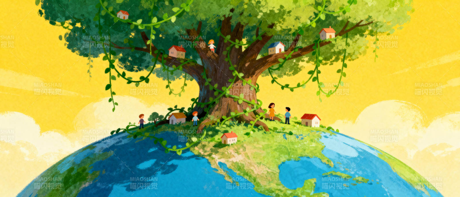 地球上的大树家园图片