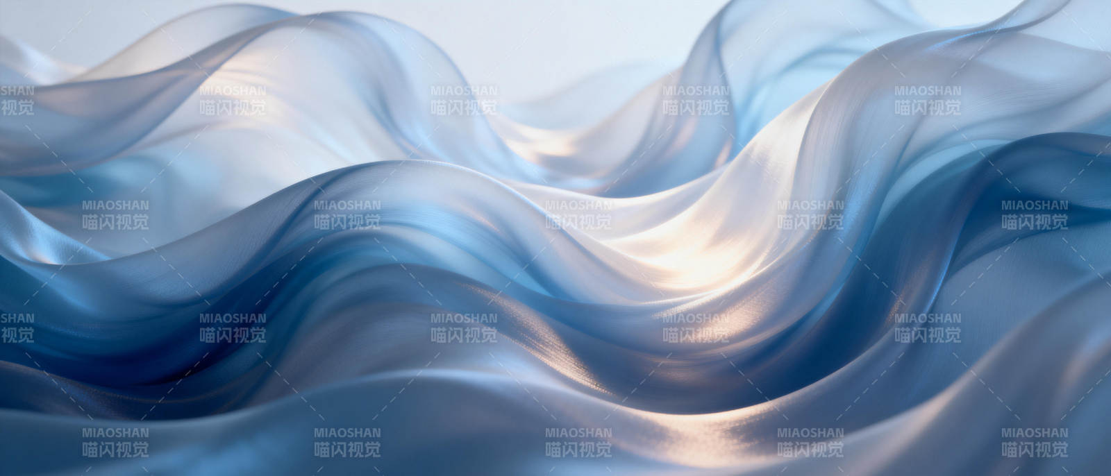 流光溢彩的波浪图片