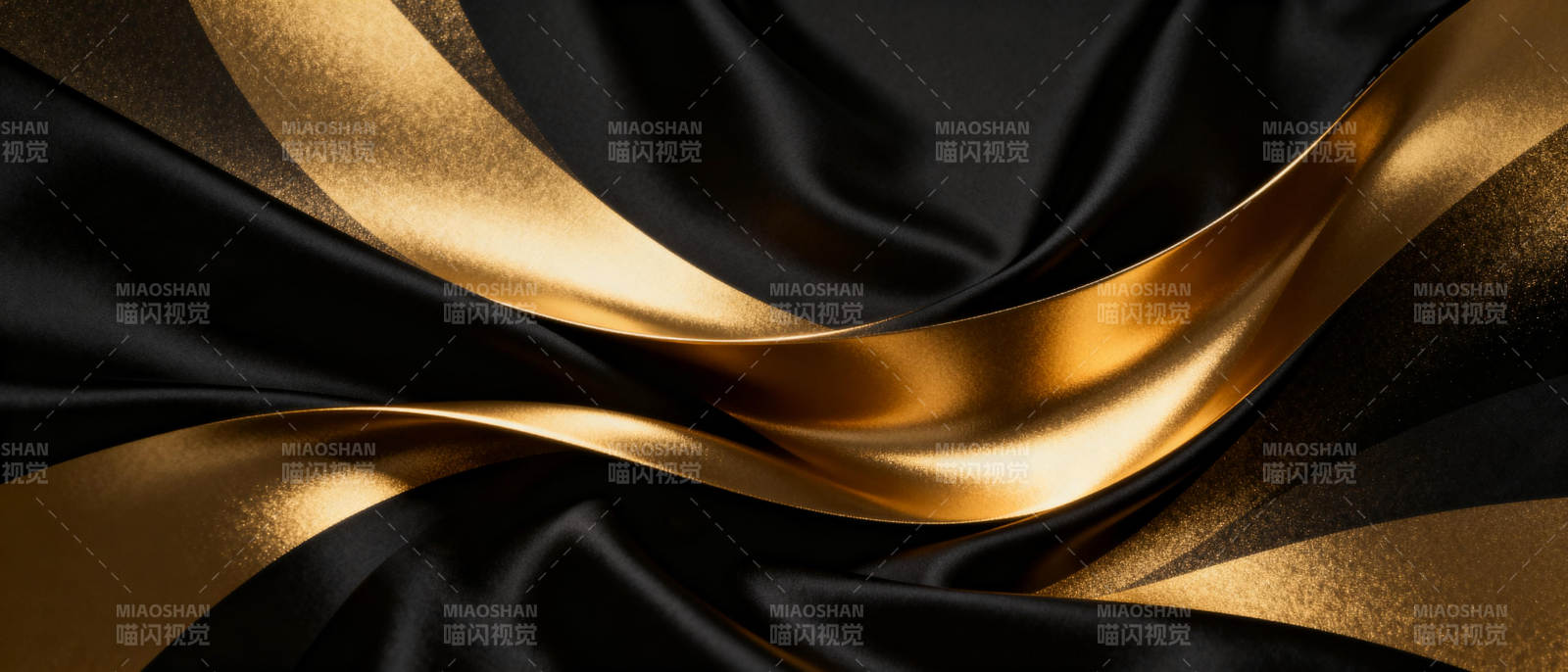 黑金丝绒波浪图片