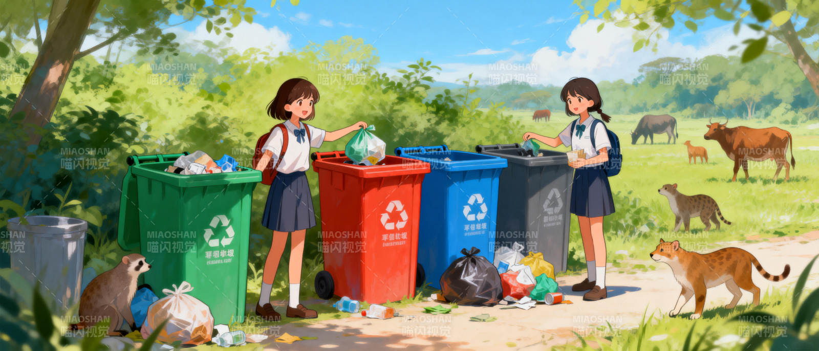 校园环保小卫士图片