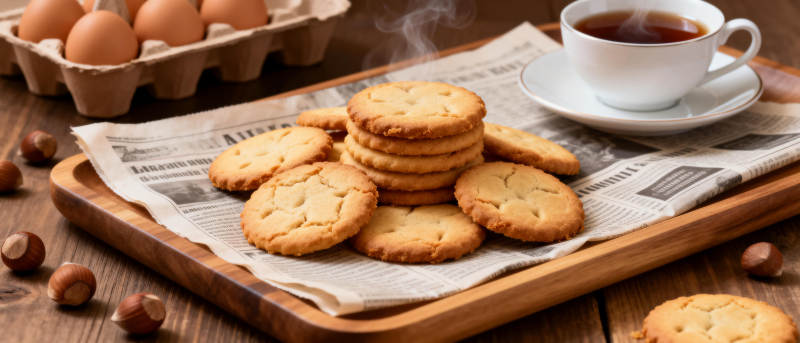 饼干与茶的温馨时光图片