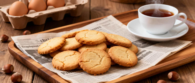 饼干与茶的静谧时光图片