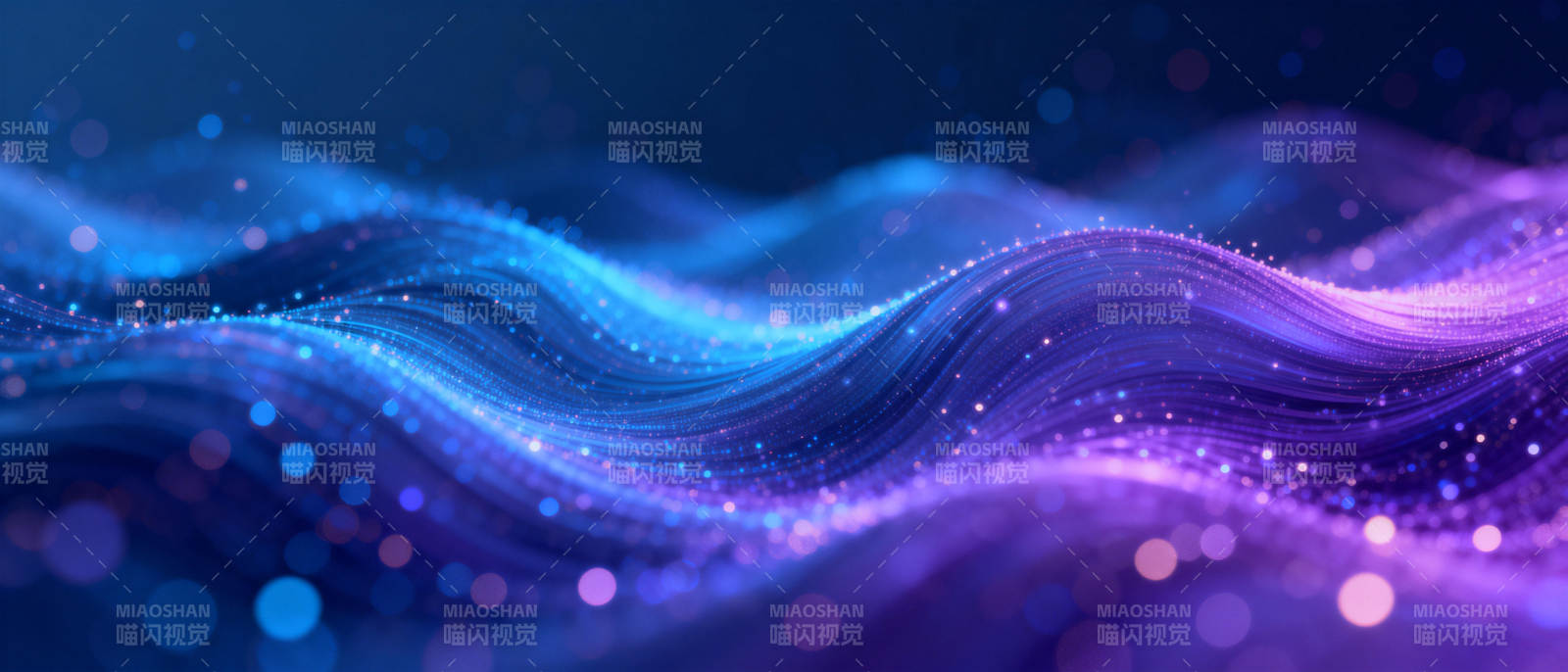 梦幻波光流动图片