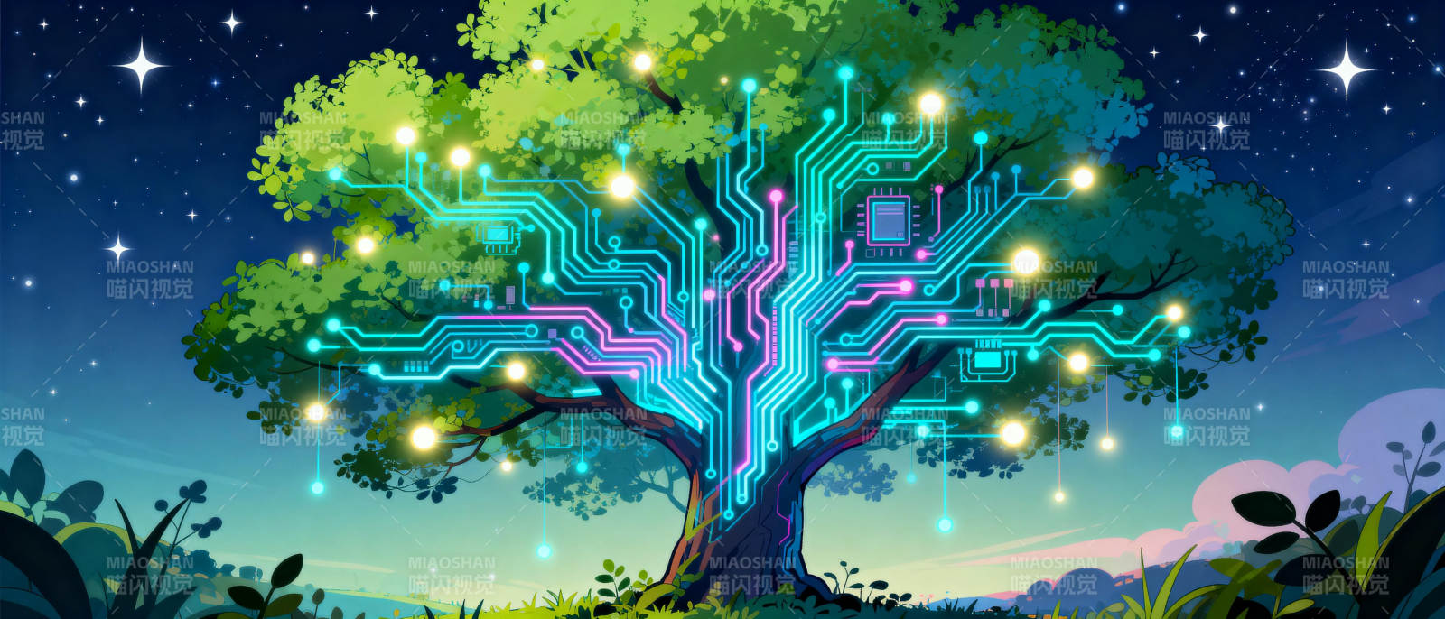 科技之树图片