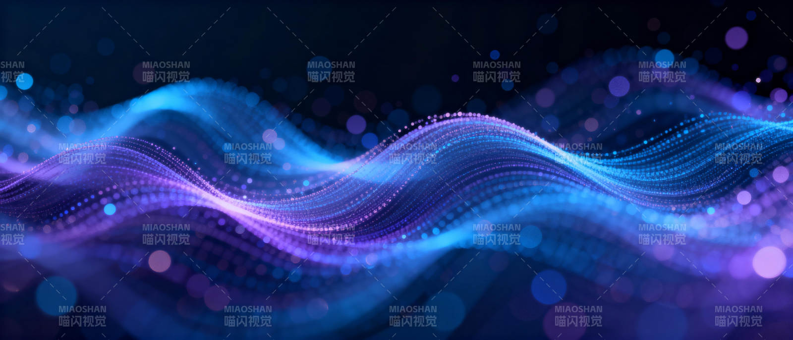 梦幻波光流动图片