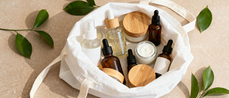 天然护肤套装图片