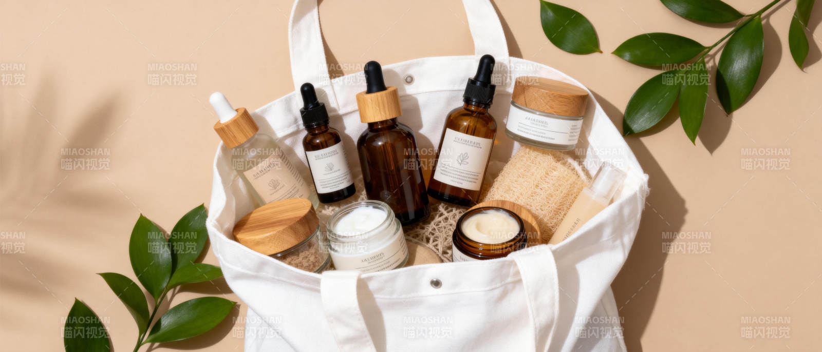 天然护肤套装图片