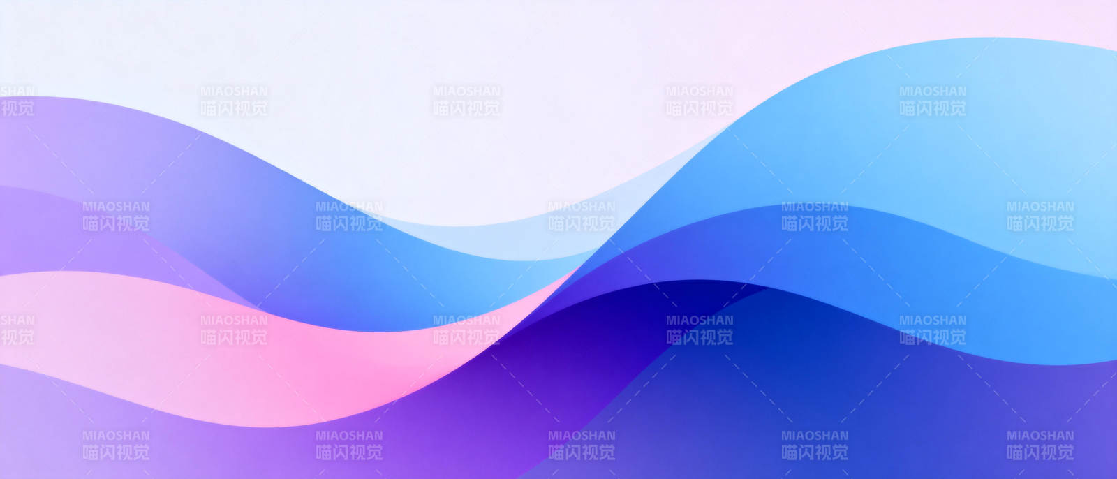 流光溢彩波浪图片