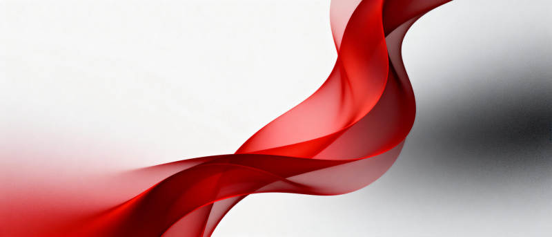 红色丝带飘动图片