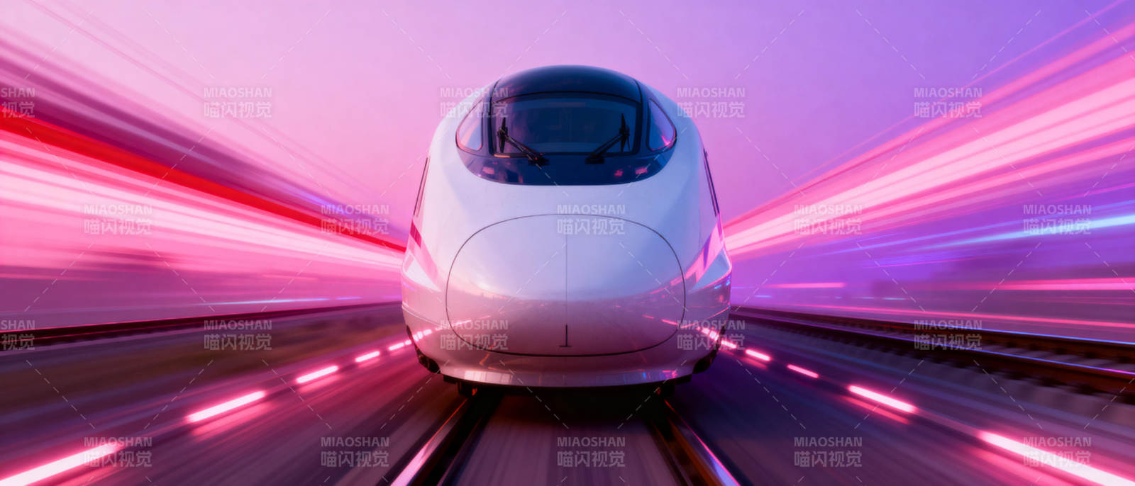 疾驰的未来列车图片