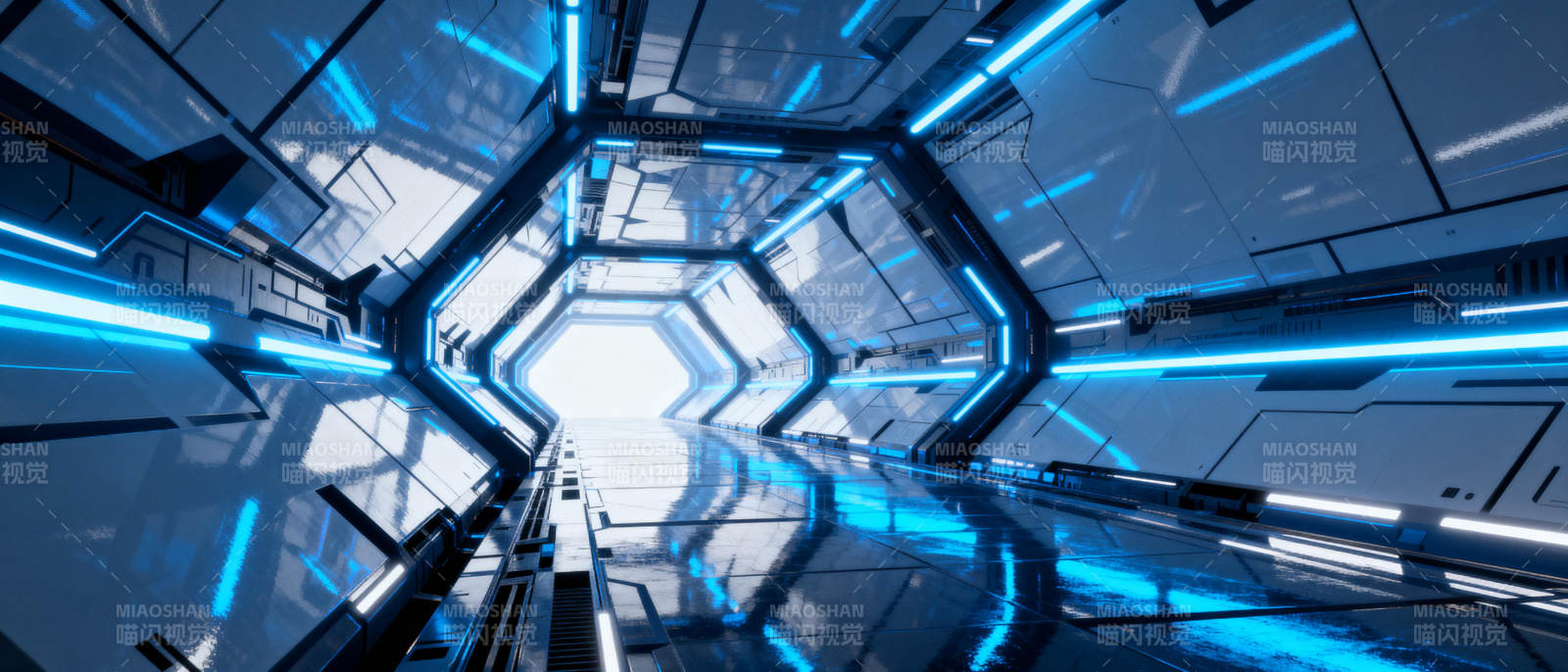 未来科技隧道图片