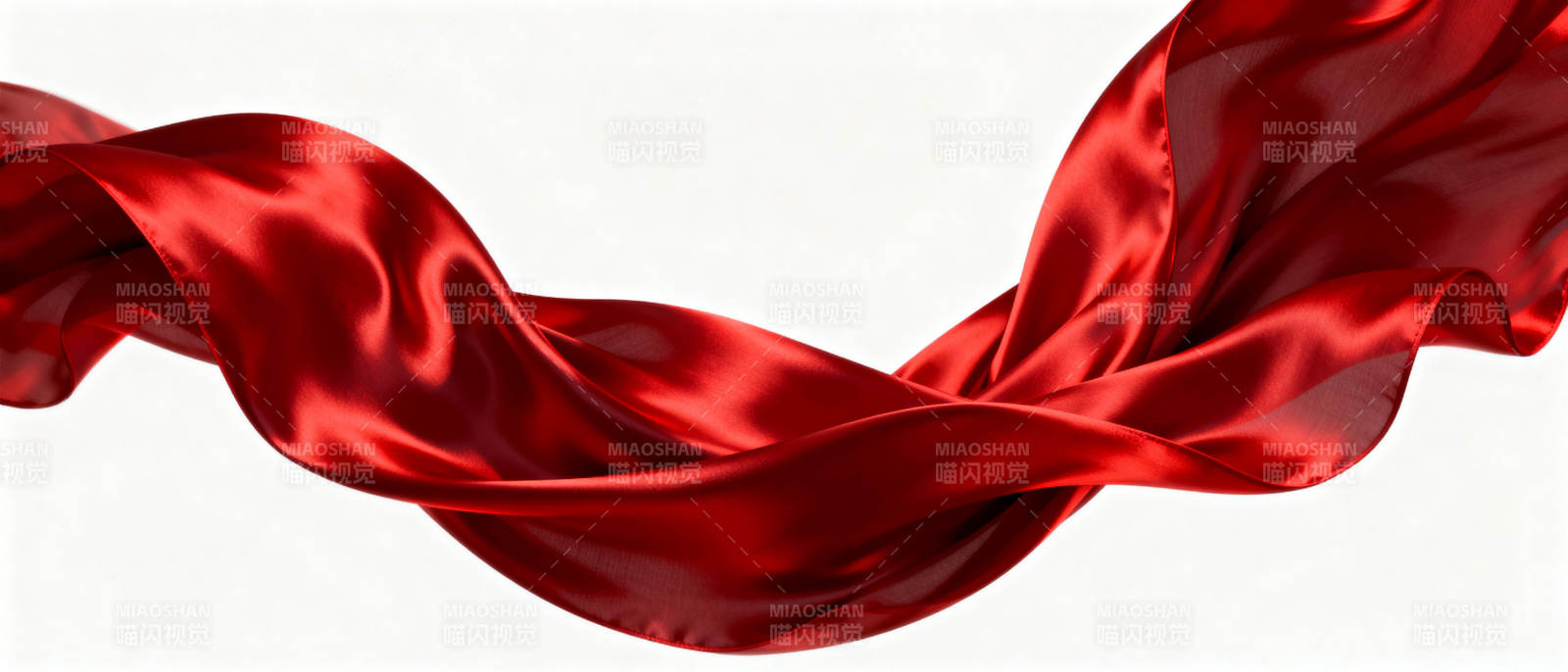 红绸飘舞图片