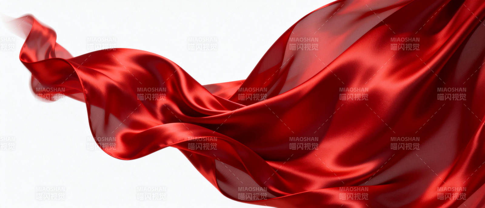 红绸飘舞图片