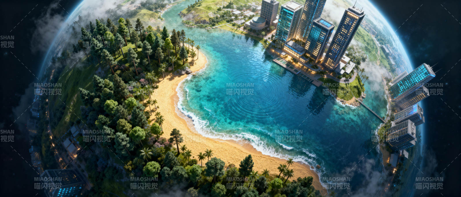 地球上的未来城市图片