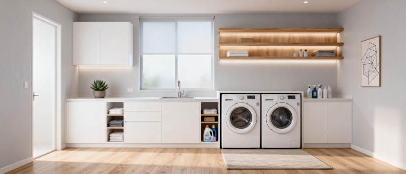 现代简约洗衣房图片
