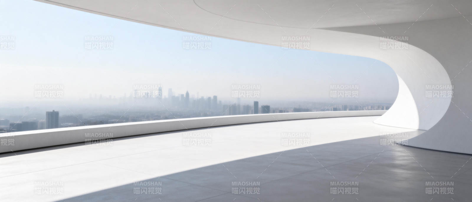 城市天际线观景台图片