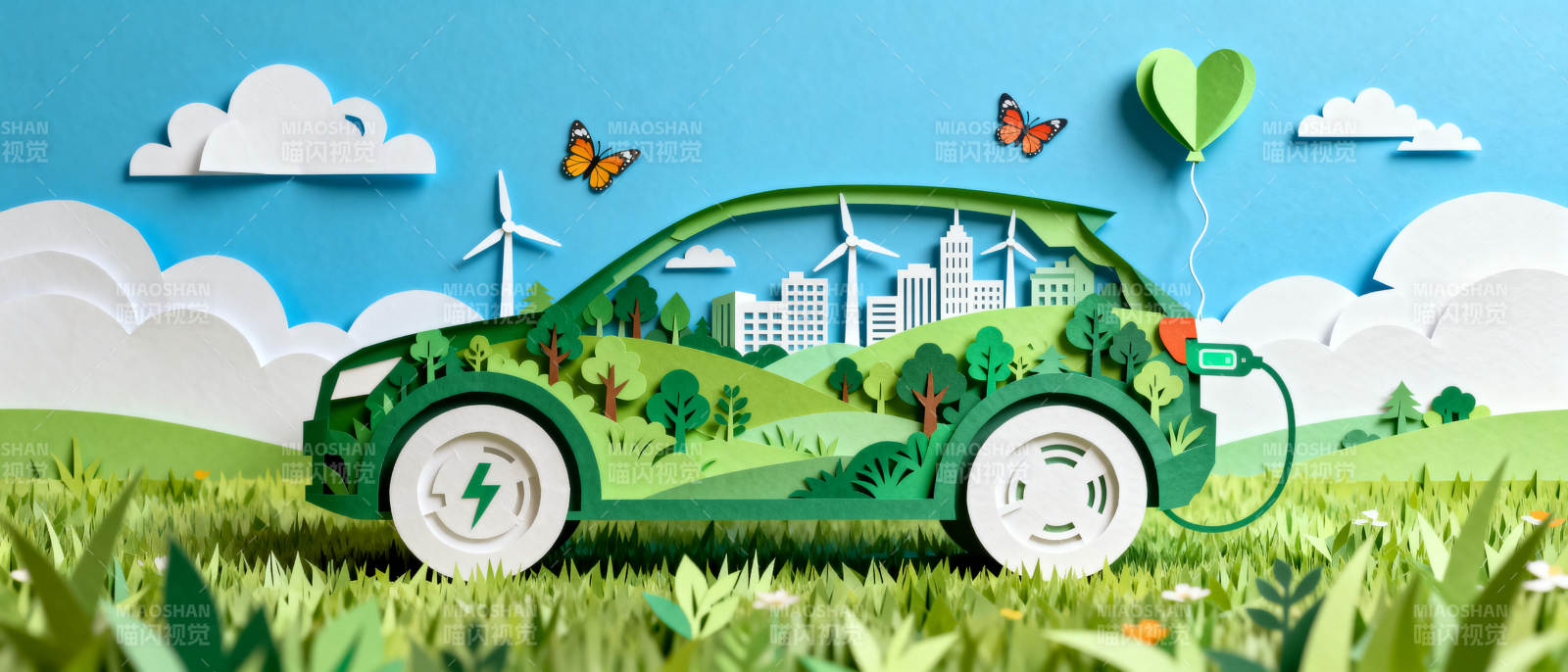 绿色出行 环保未来图片