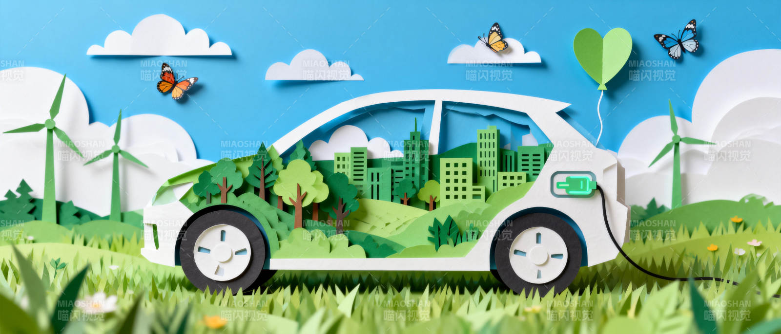 绿色出行 环保未来图片