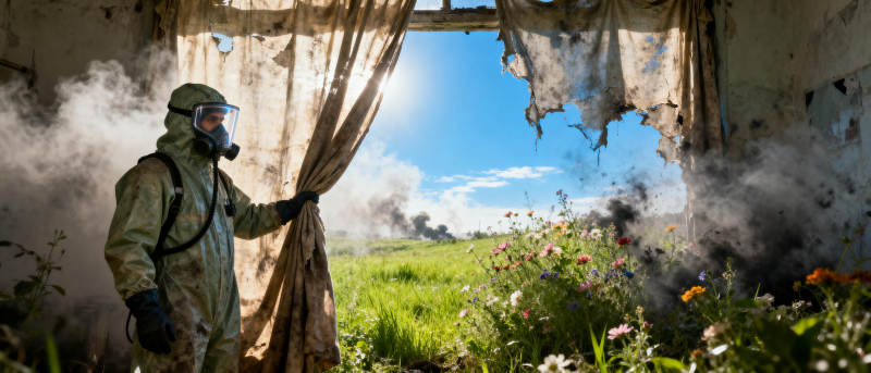 废墟中的希望图片