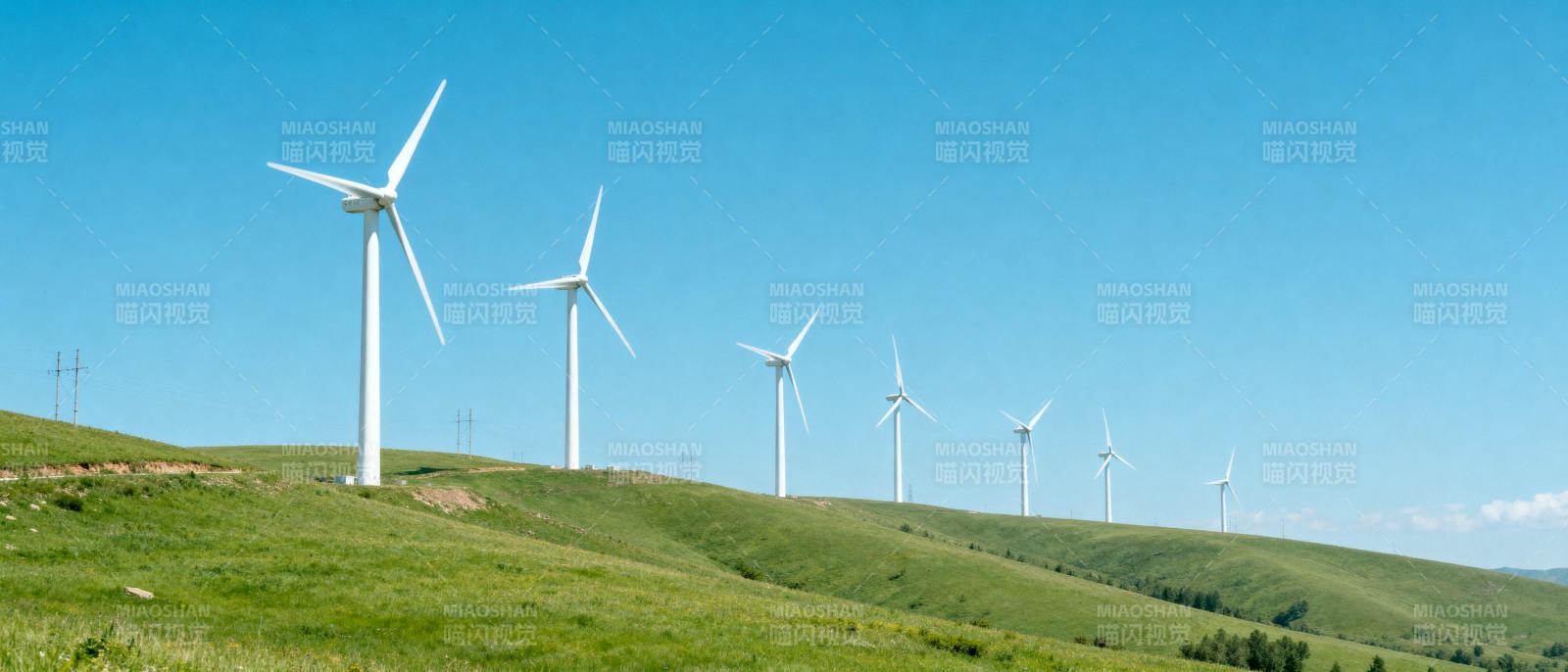 风车田野风光图片