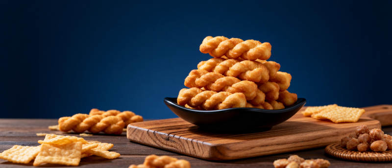 金黄酥脆小零食图片