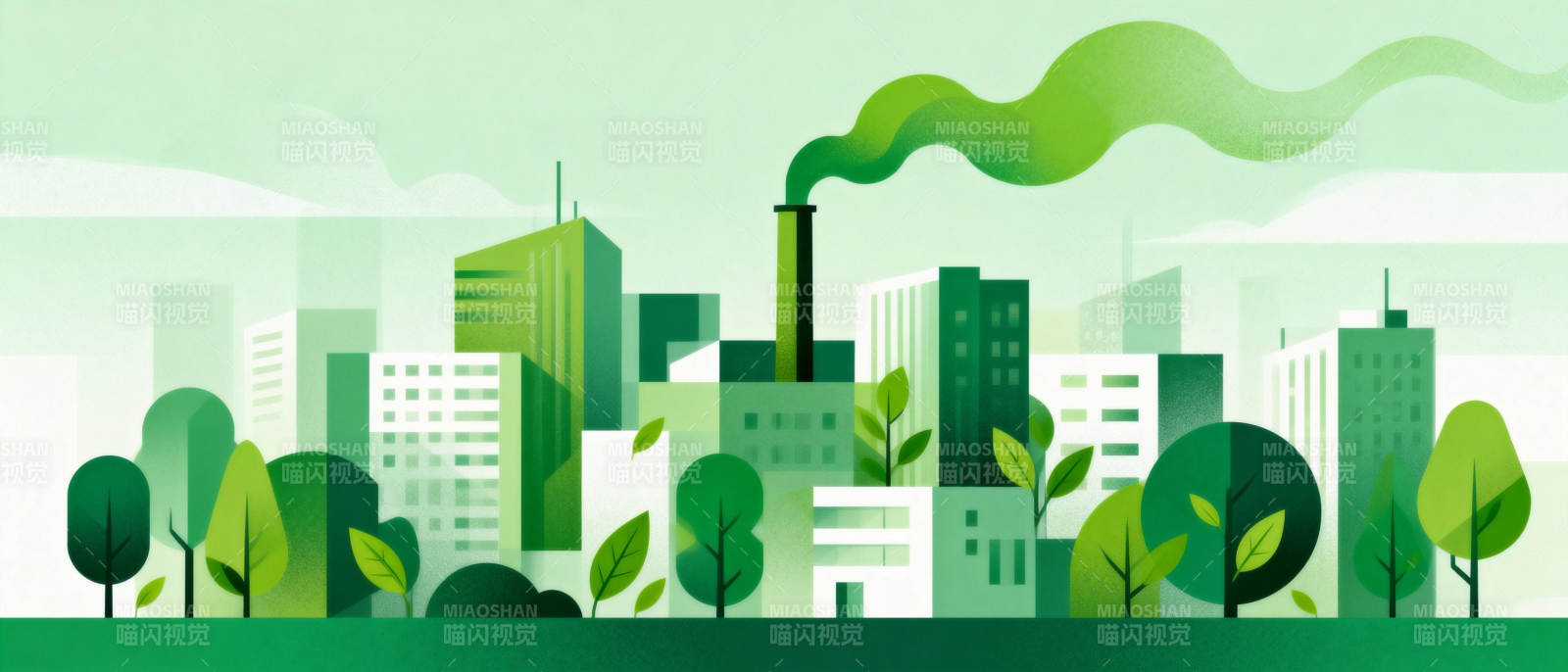 绿色城市 环保未来图片