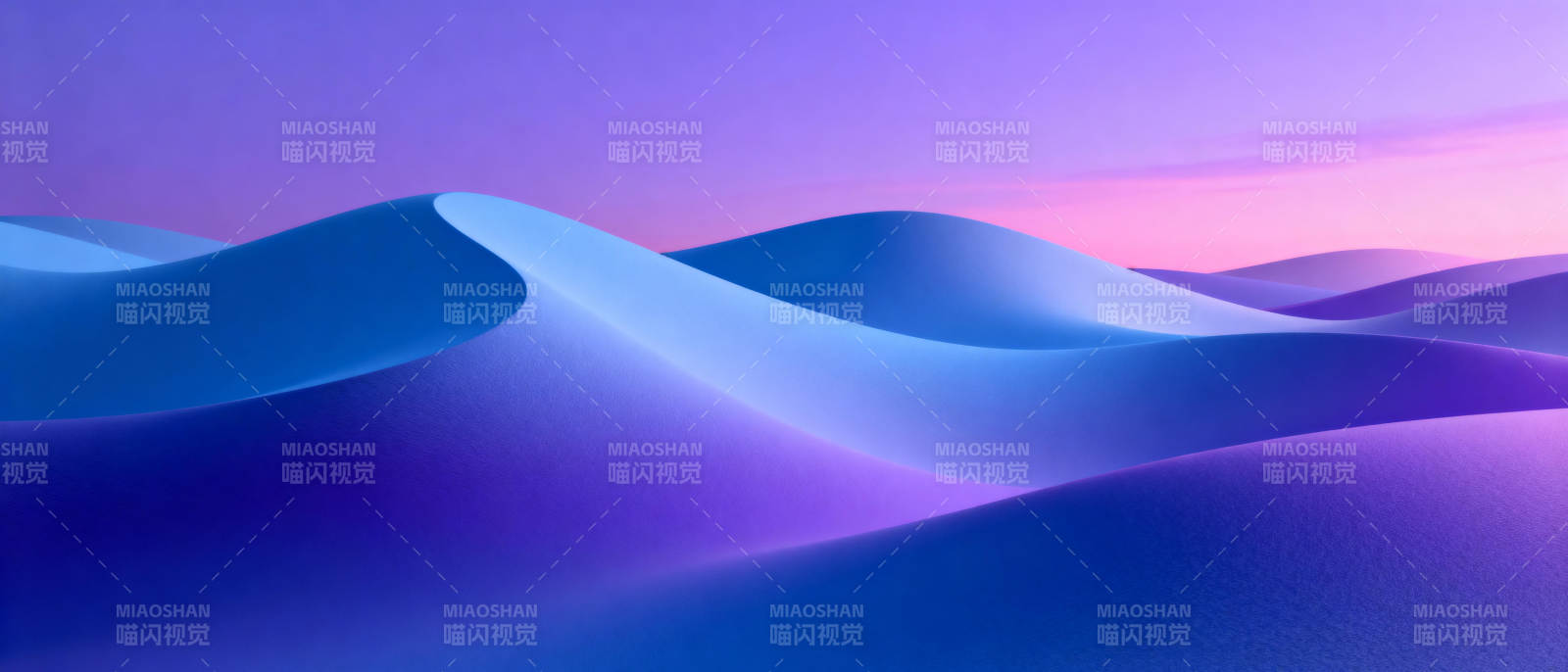 紫蓝沙丘梦图片