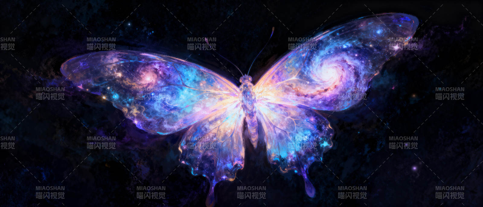 星河蝶影图片