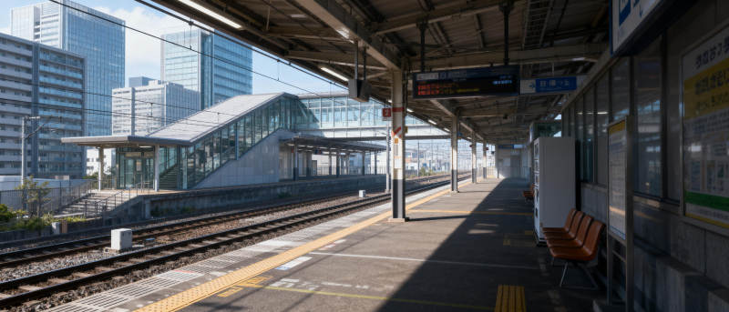 城市车站静景图片