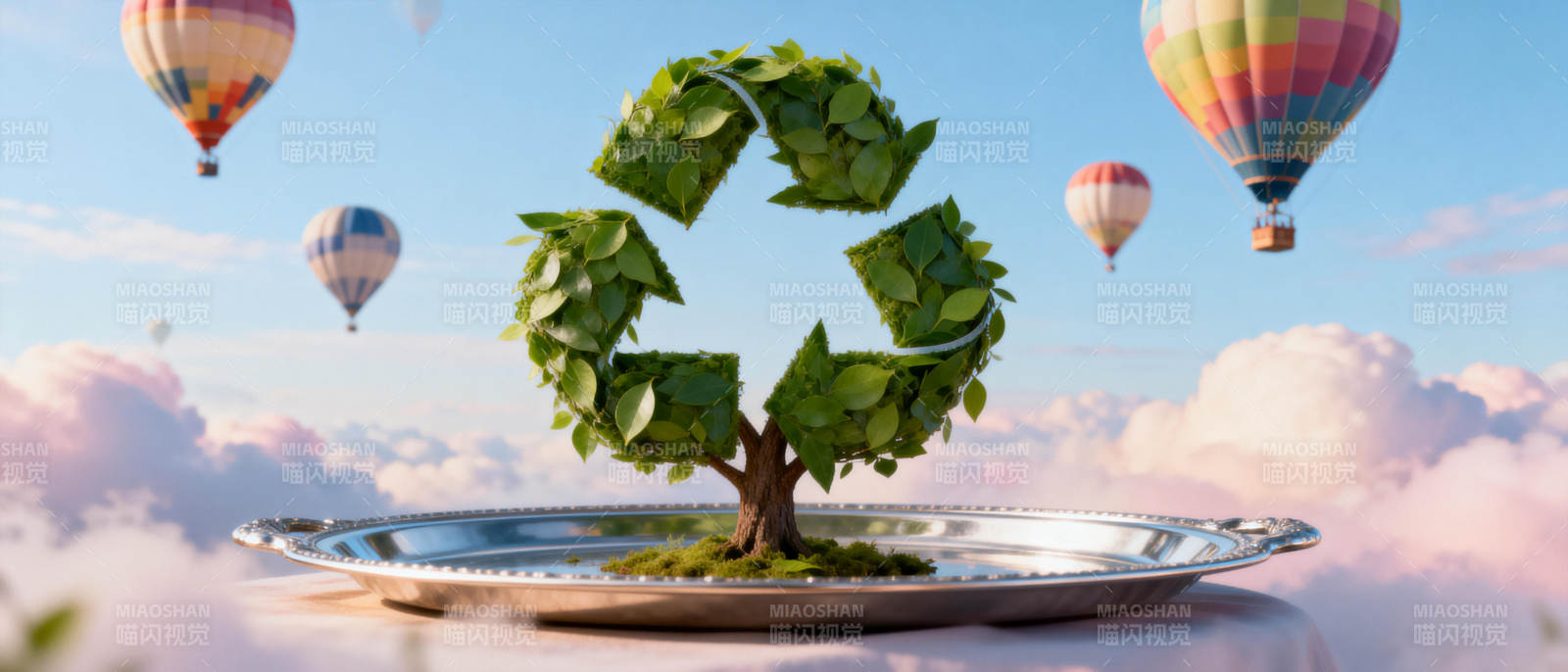 绿叶循环 天空之宴图片