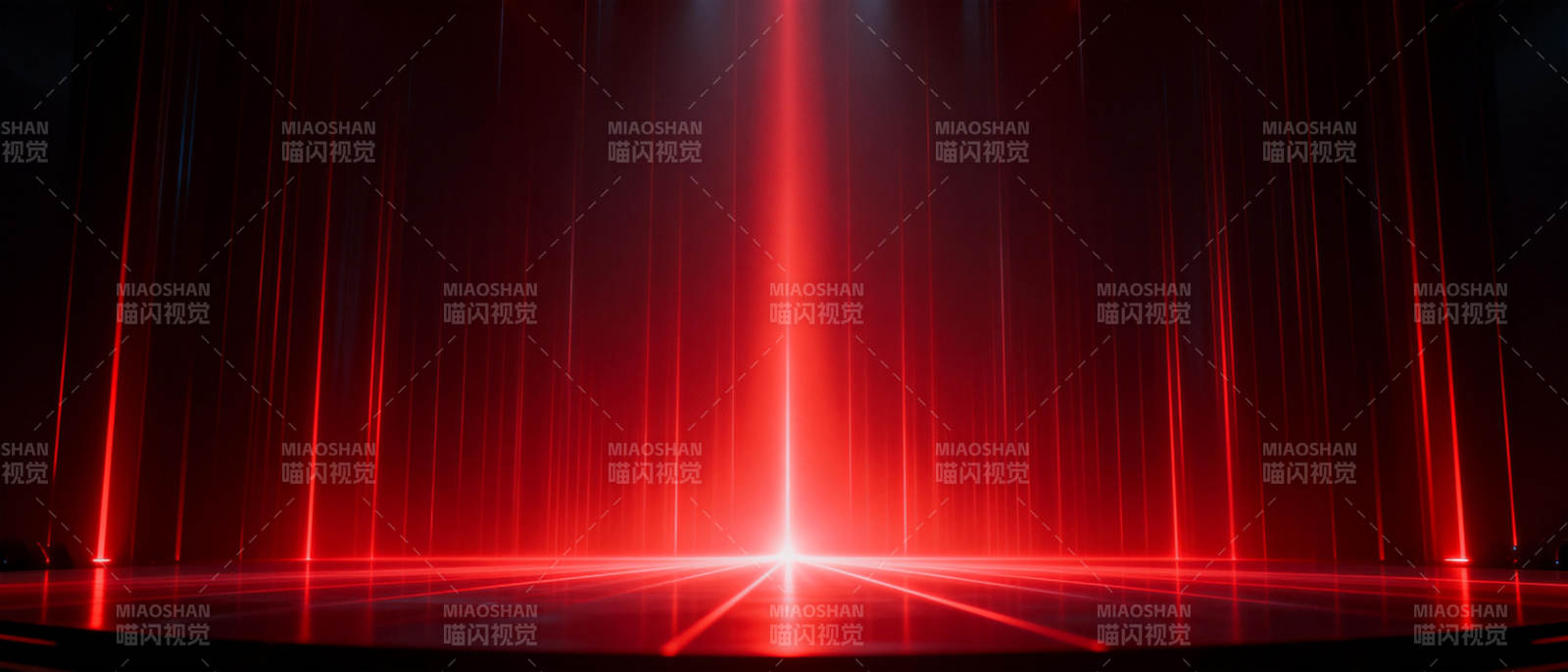 红光交汇 照亮未来图片