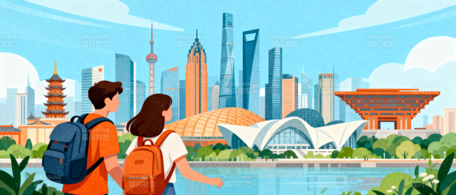 城市风光游图片