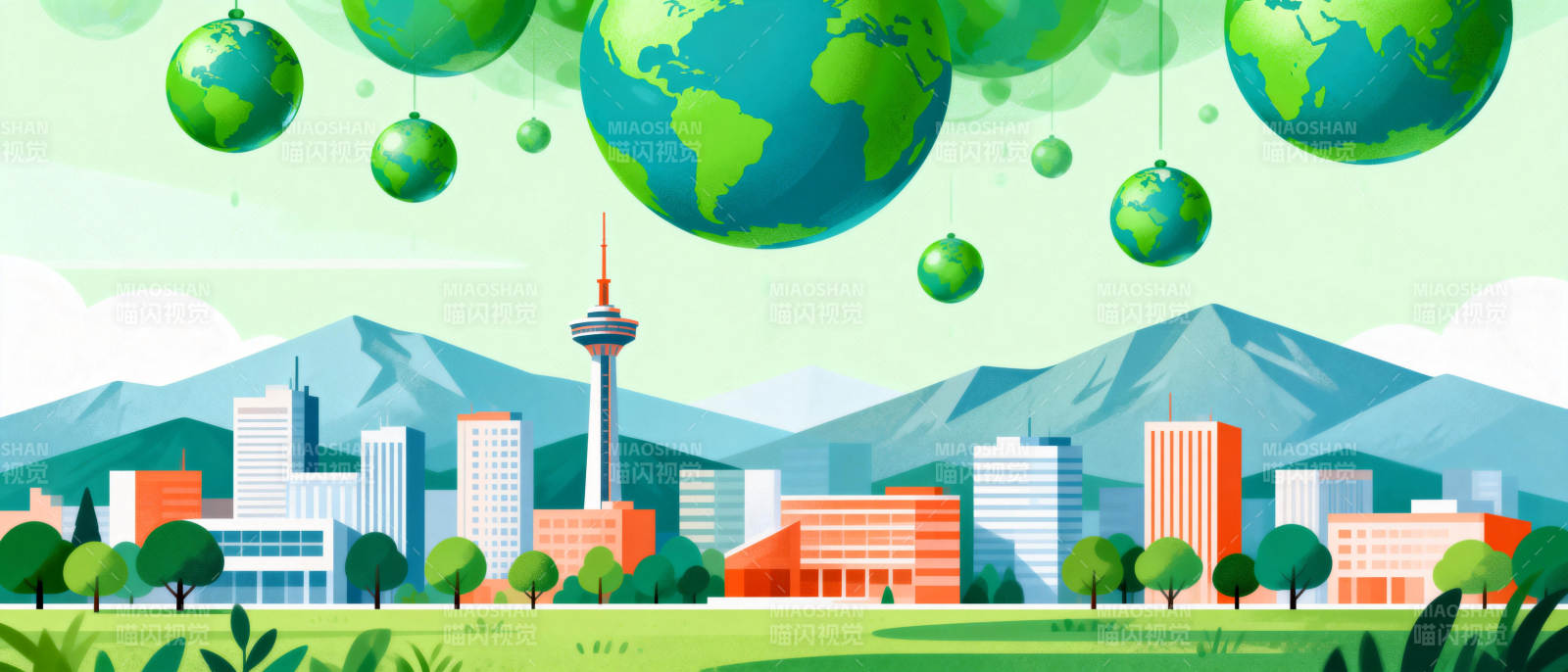 地球悬空城市图片