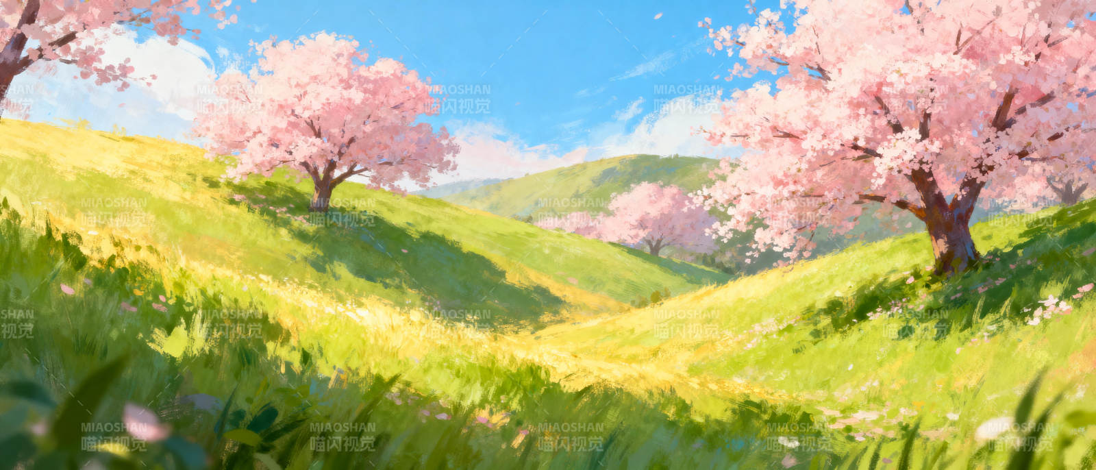 樱花春日美景图片