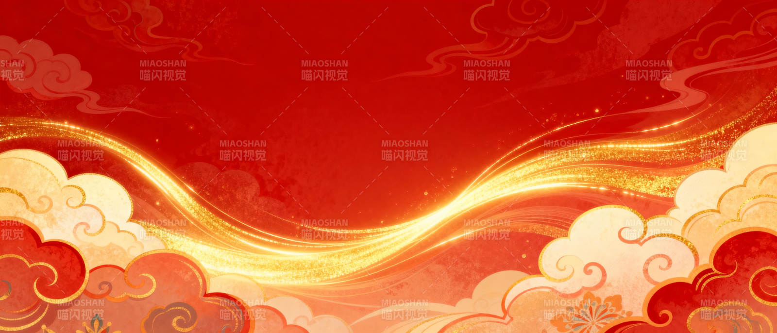 祥云瑞气迎新春图片