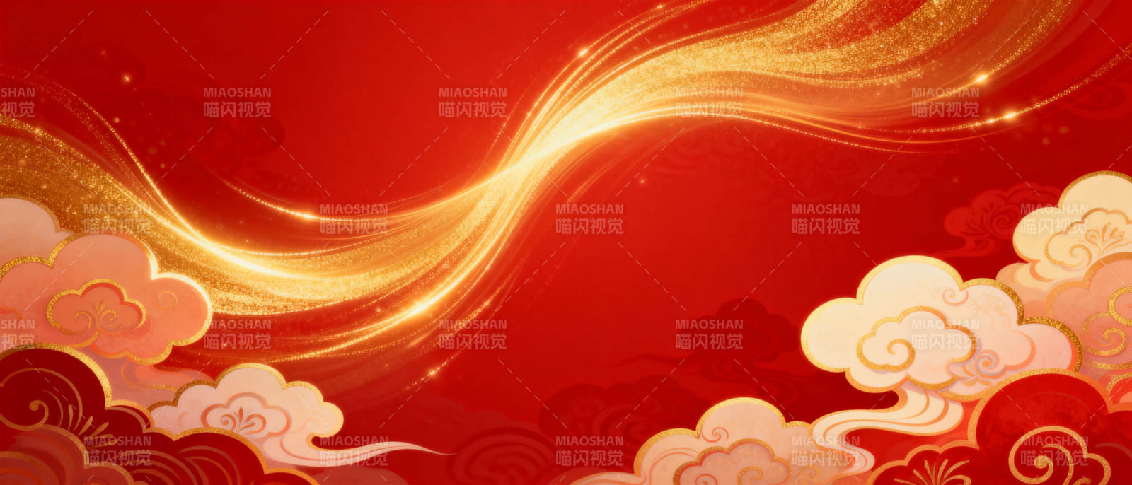 祥云瑞气迎新春图片