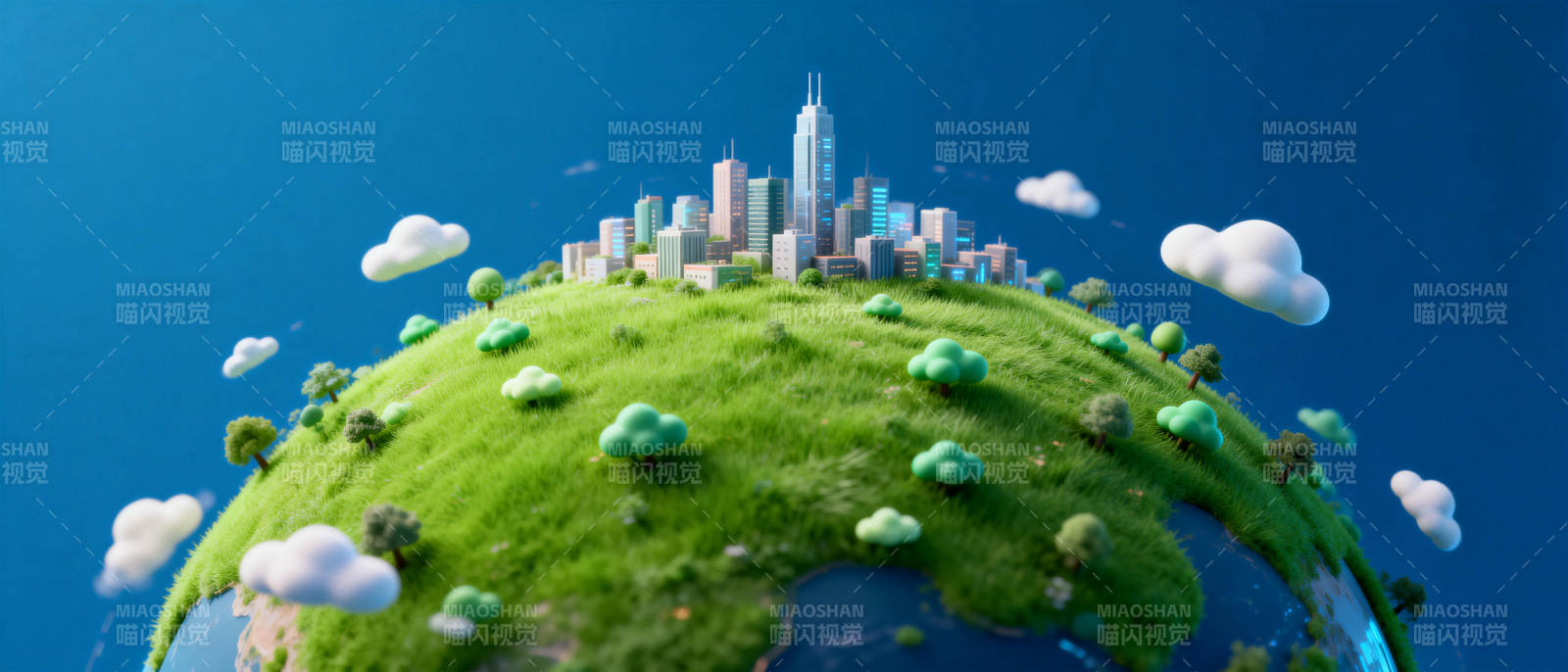 绿色星球城市梦图片